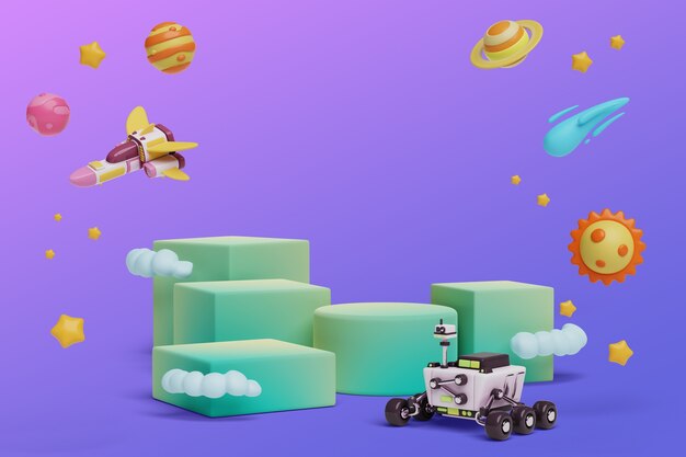 Фон подиума продаж Galaxy