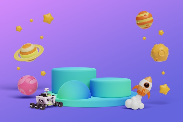 Фон подиума продаж Galaxy