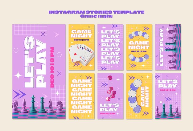game night entertainment  instagram stories