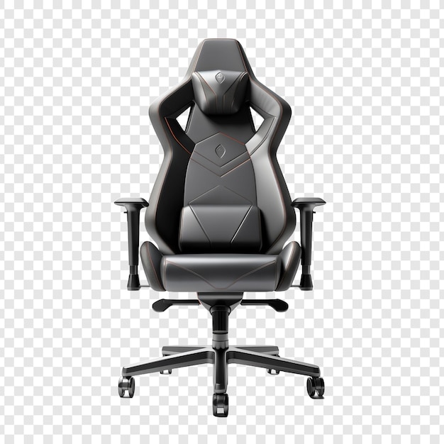 Free PSD gaming chair isolated on transparent background