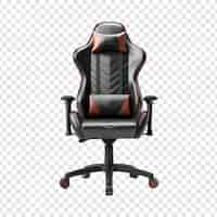 Free PSD gaming chair isolated on transparent background