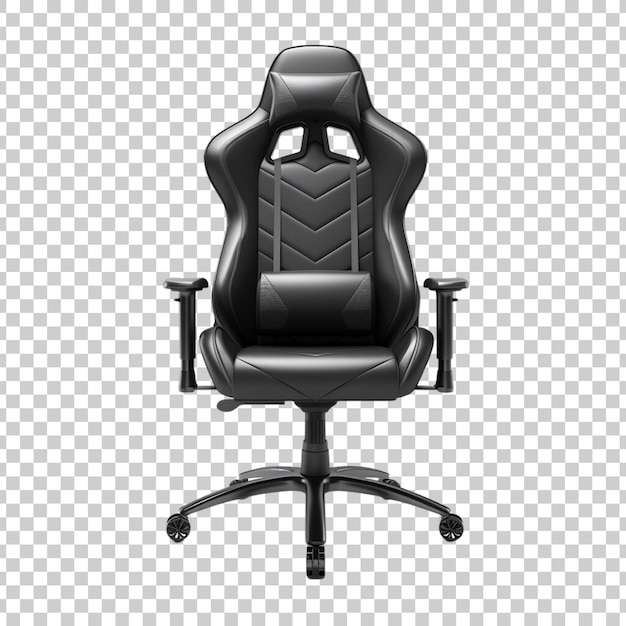 Free PSD gaming chair isolated on transparent background