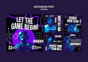 Free PSD gaming template design