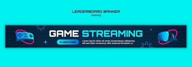 gaming template design