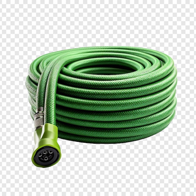 Free PSD garden hose isolated on transparent background