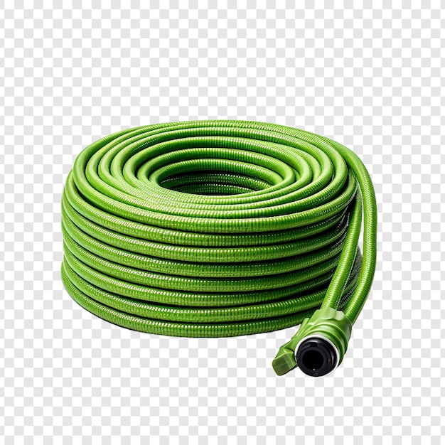 Free PSD garden hose isolated on transparent background