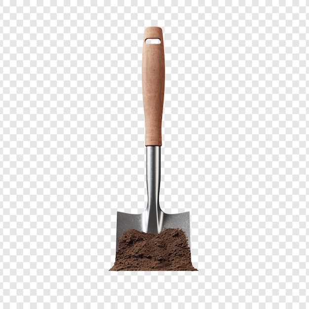 Free PSD garden trowel isolated on transparent background