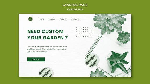원예 방문 페이지 webtemplate