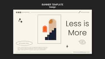 Free PSD geometric banner design template