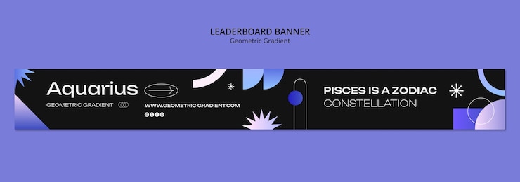 Free PSD geometric gradient template design