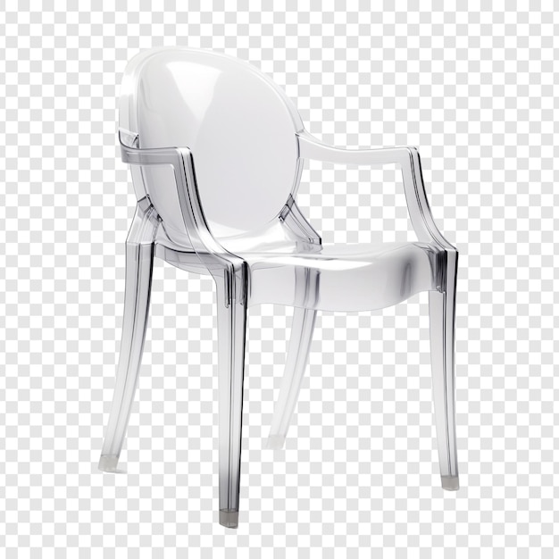 Free PSD ghost chair isolated on transparent background