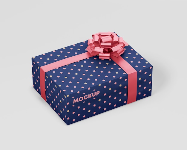 Download Pink gift box mock up PSD file | Free Download