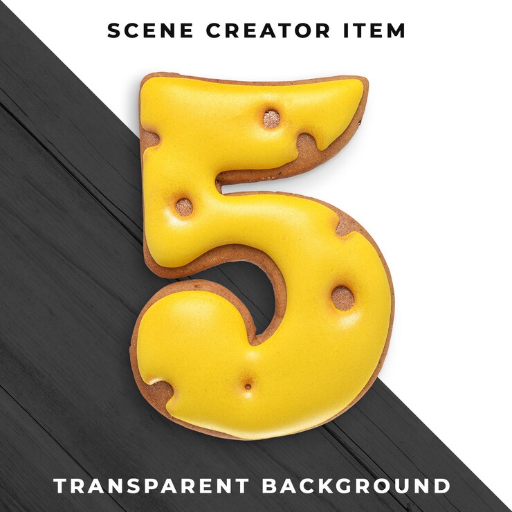 Free PSD gingerbread cake transparent psd