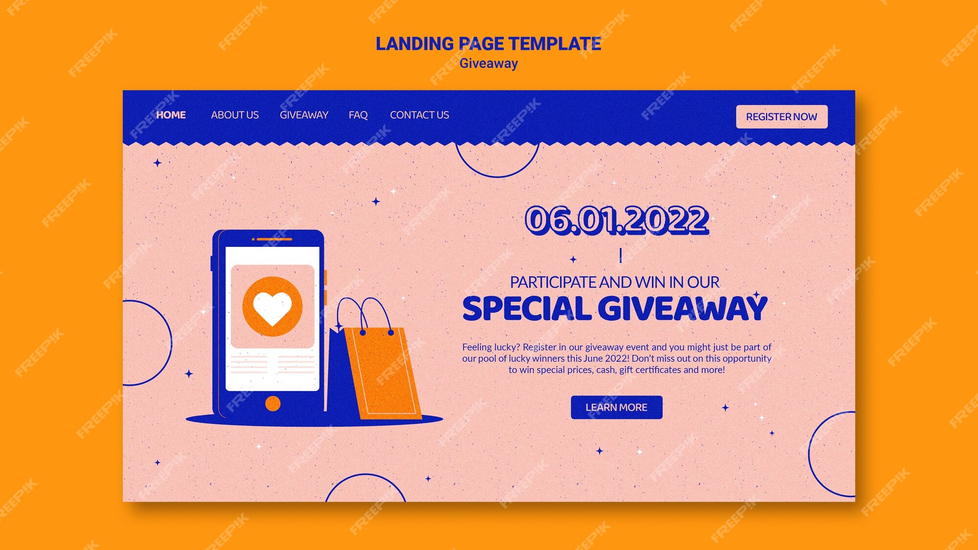 6 Giveaway Landing Page Examples to Copy (with Templates)