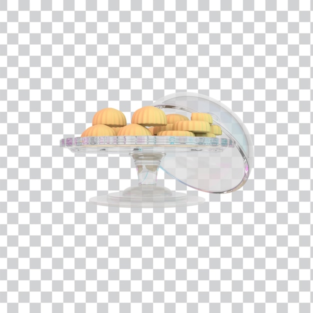 Free PSD glass sweets stand