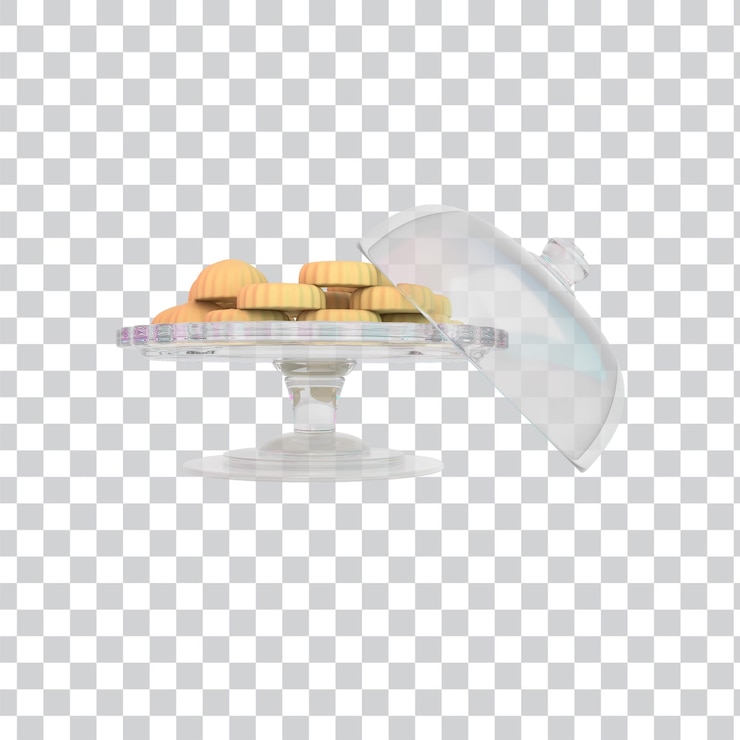 Free PSD glass sweets stand