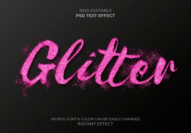 Glitter text generator