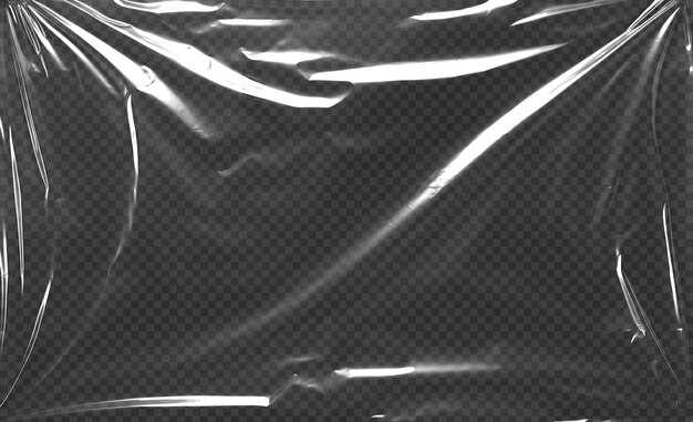 glossy psd white plastic film wrap texture