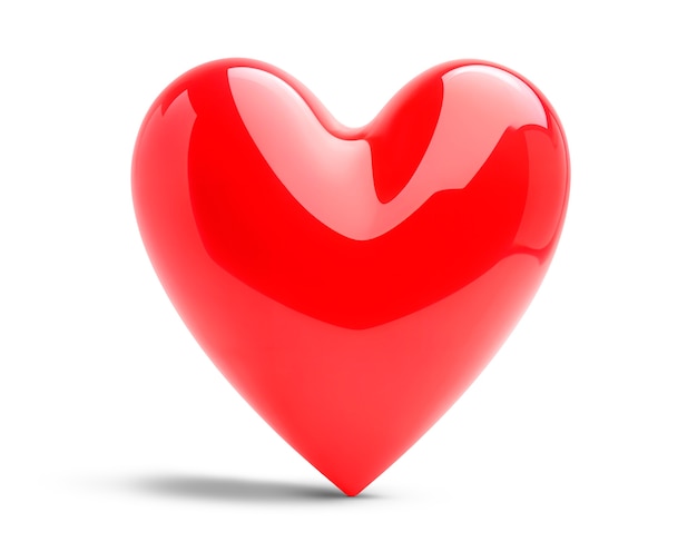 glowing 3d heart