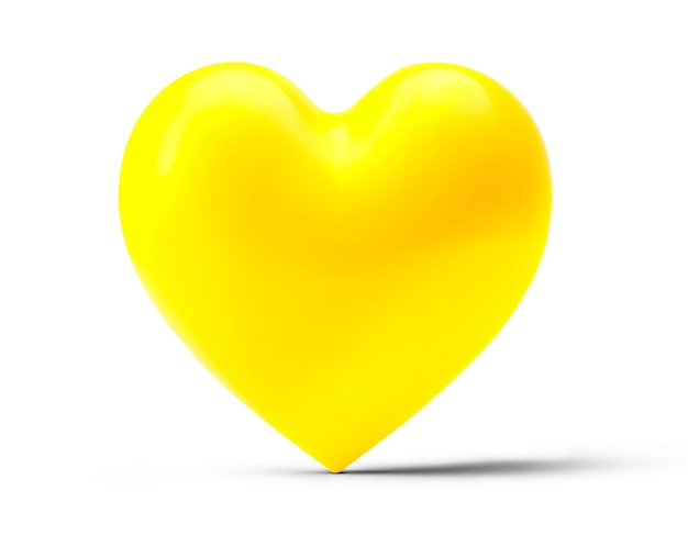 glowing 3d heart