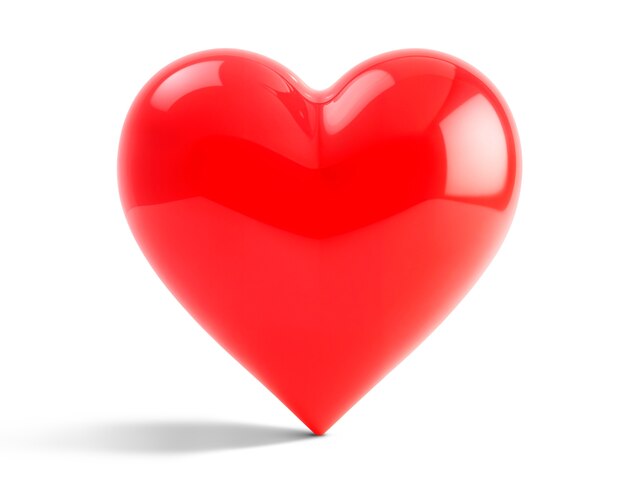 glowing 3d heart