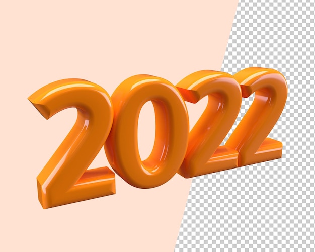 Gold 2022 text 3d