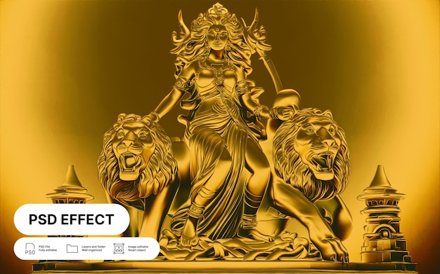 無料PSD gold photo effect