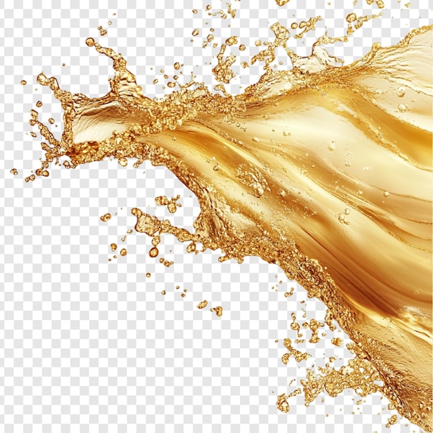golden liquid splash a dynamic burst of amber elegance