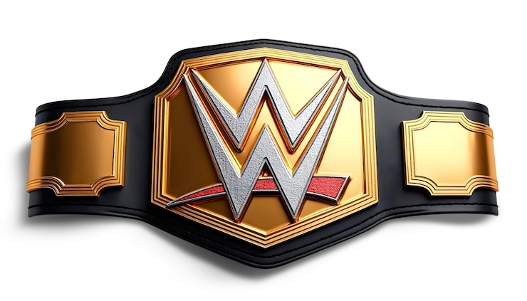 Free PSD golden wrestling  belt