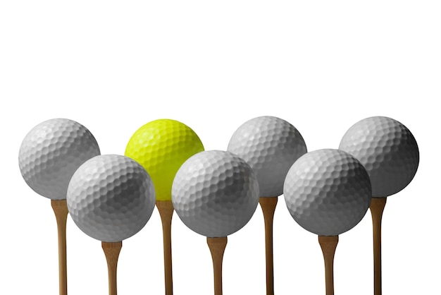 Free PSD golf items isolated