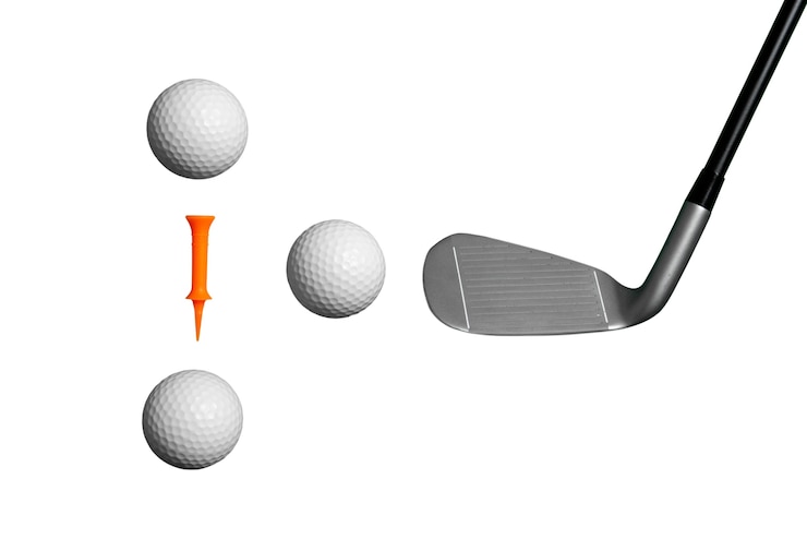 Free PSD golf items isolated