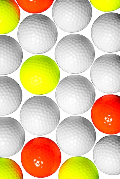 Free PSD golf items isolated