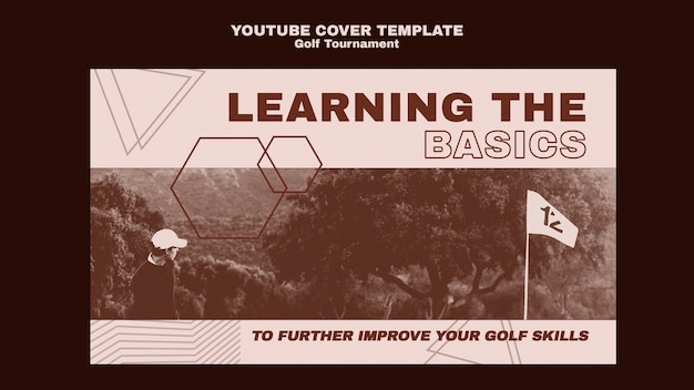 Golf tournament template design