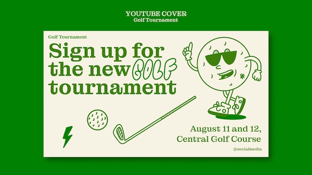 Golf tournament  youtube cover