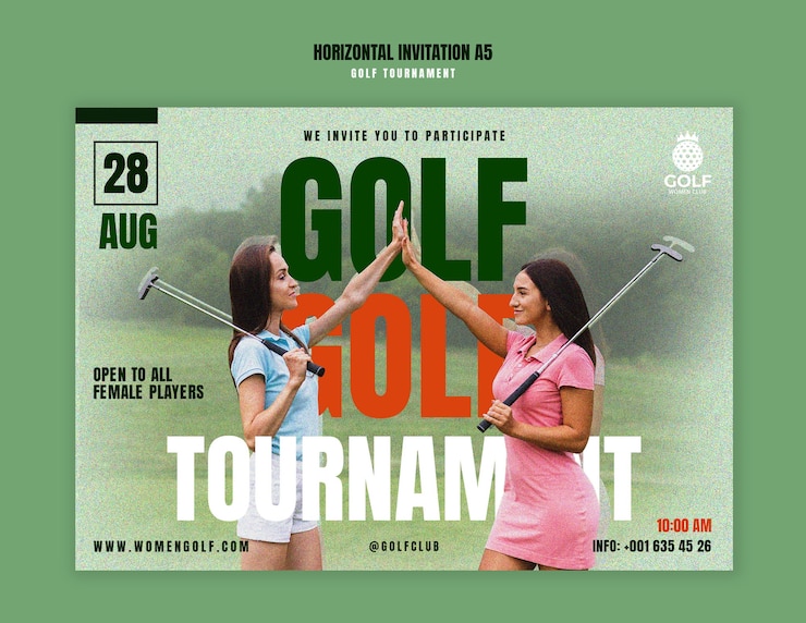 मुफ़्त PSD golf: women's tournament
