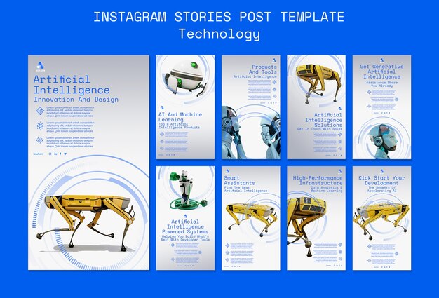 Истории instagram технологии градиента ai