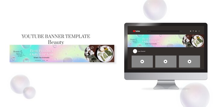 Free PSD gradient beauty template
