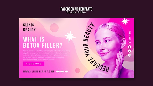 Gradient botox template