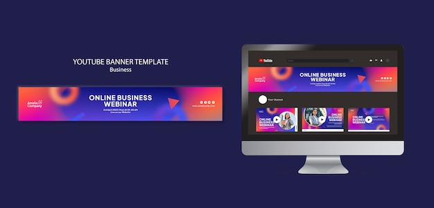 Gradient business template