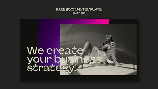 Gradient business template