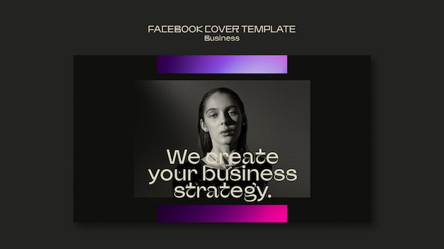 Free PSD gradient business template