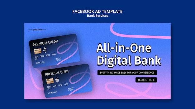 Gradient digital banking template