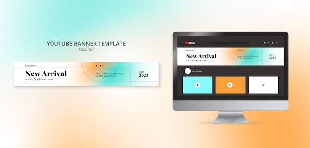 Gradient Fashion Design Template – Free Download | PSD Templates