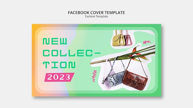 Free PSD gradient fashion template design