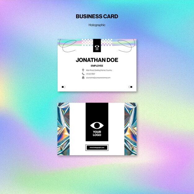 Gradient holographic template design