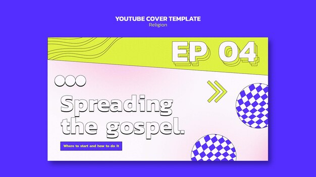 gradient religion template design