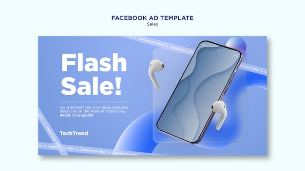 Gradient sales template design