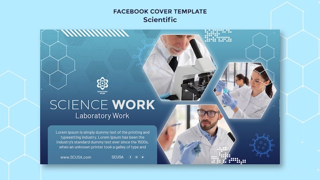 Free PSD gradient science template design