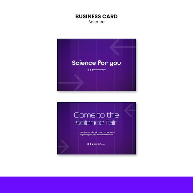 Free PSD gradient science template design
