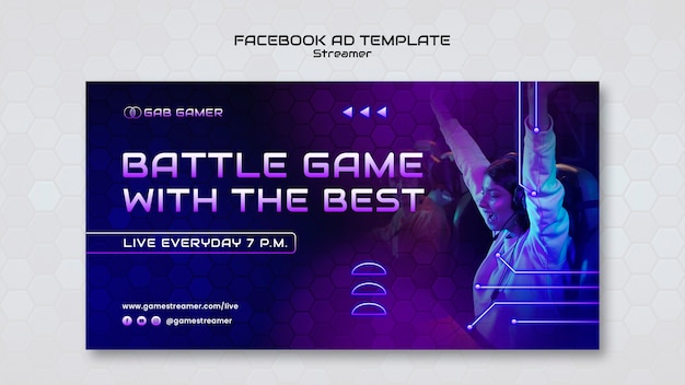 Free Download: Gradient Streamer Template